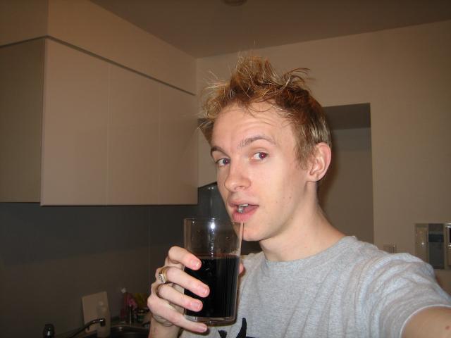 Red Wine, Cassis and Vodka :)